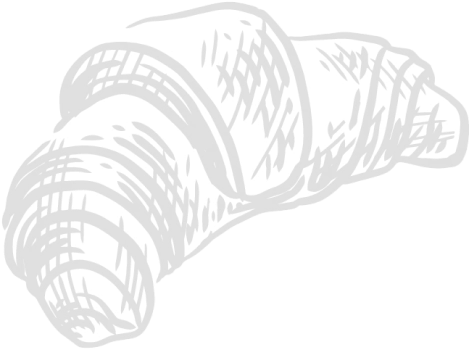 Illustration croissant boulangerie